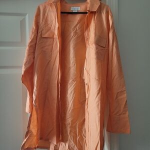 Worthington Orange Button Down Shirt
